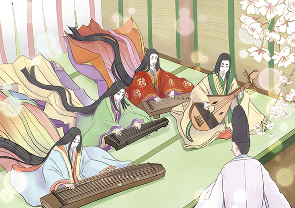 源氏物語のワンシーン